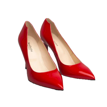 Nero Giardini Decollete Donna Tacco Stiletto in Vernice Rosso Ciliegia - MARIO SPATARELLA