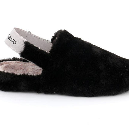 Pantofole Donna con Soletta Estraibile CI3147 NERO Grunland 