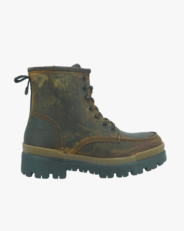 Anfibi Uomo in Pelle COMBAT MOC RUST Jeep Footwear 