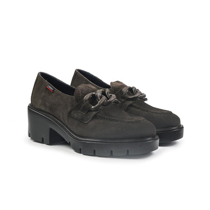 Callaghan Mocassini Donna con Catena in Camoscio Testa di Moro 35604 CLAUDIA BROWN Callaghan 