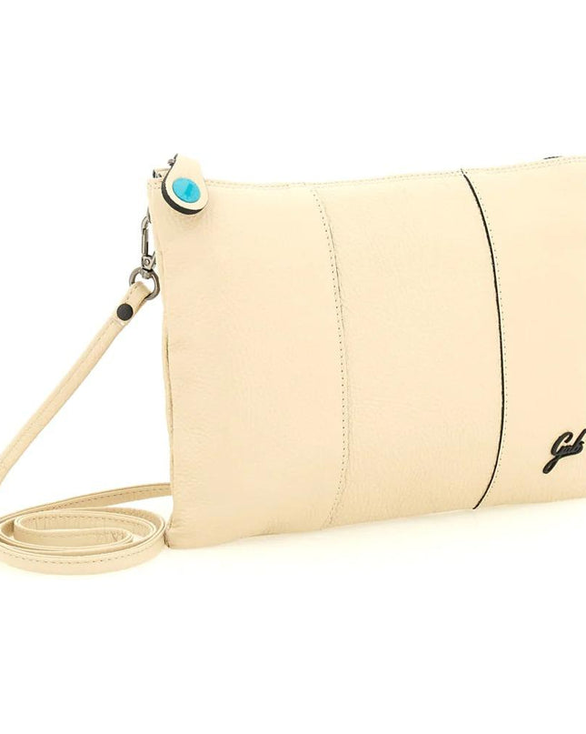 Gabs Pochette in Pelle Ecru con Tracolla BEYONCE TG M ECRU Gabs 