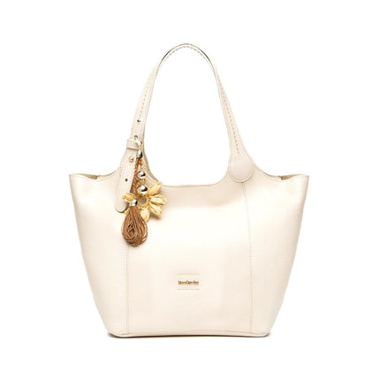 NeroGiardini Borsa Donna in Pelle Panna - MARIO SPATARELLA