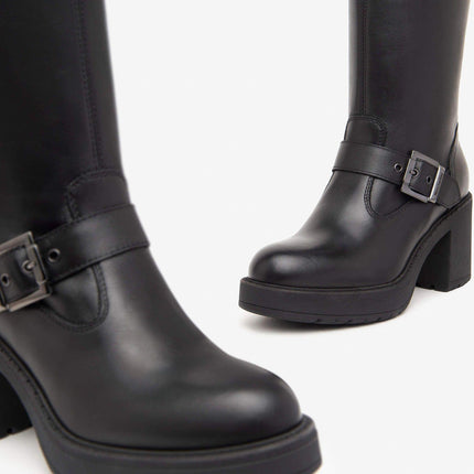 Stivali Donna Tacco Pelle Nero I411997D NERO 100 Nero Giardini 