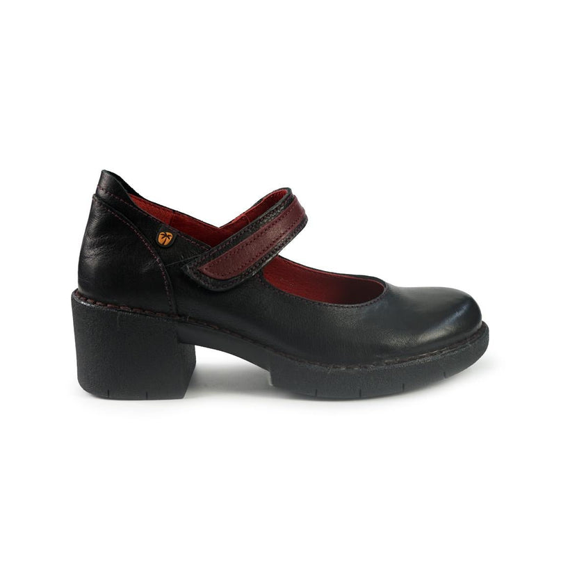 Jungla Pumps Donna con Tacco in Pelle Nero - MARIO SPATARELLA