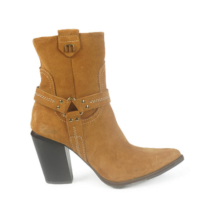 Stivaletto Texano a Punta T76202 MOSTARDA Mjus 