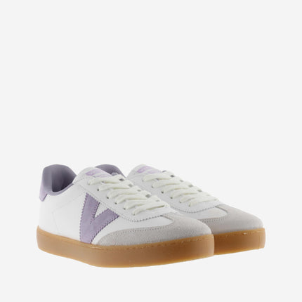 Victoria Sneakers Bassa Donna Bianco Lilla - MARIO SPATARELLA