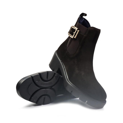 Callaghan Stivaletti Donna con Fibbia in Camoscio Testa di Moro 35603 CLAUDIA BROWN Callaghan 