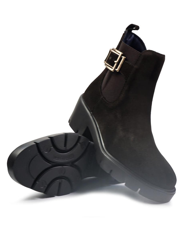Callaghan Stivaletti Donna con Fibbia in Camoscio Testa di Moro 35603 CLAUDIA BROWN Callaghan 