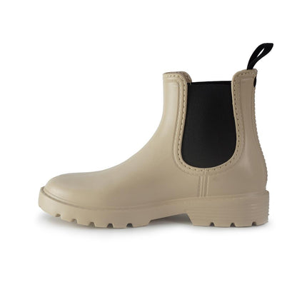 Stivaletti Galosce Beatles Pioggia Donna Gomma Beige SP2375 BOTA GALOSCE BEIGE Grunland 