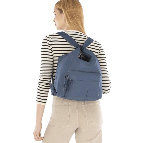 Mandarina Duck Borsa Convertibile Zaino Tessuto Deep Blue - MARIO SPATARELLA