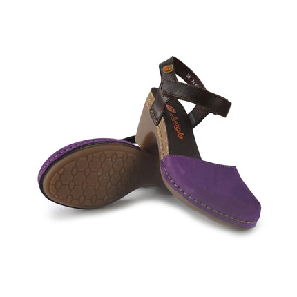 Jungla Pump Donna in Pelle Nabuk Viola 7463 PURPLE Jungla 