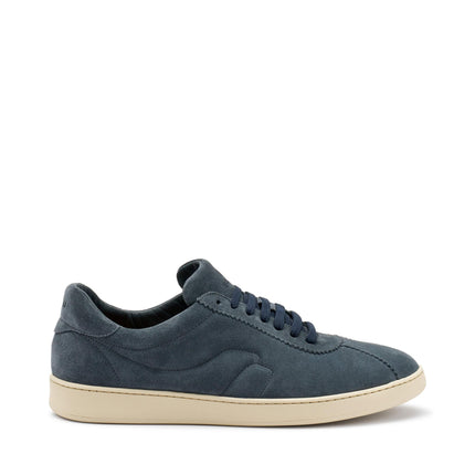 Frau Sneakers Uomo Bassa in Camoscio Blu 24D2 SIBERIA Frau 