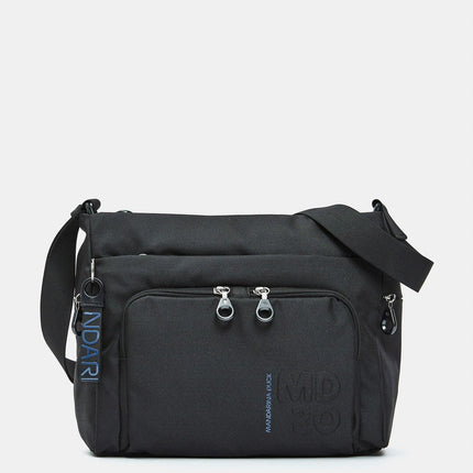 Mandarina Duck Borsa Multitasche con Tracolla in Tessuto Nero QMT58 MD20 BLACK Mandarina Duck 