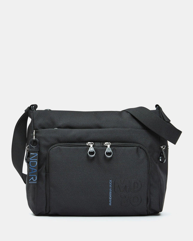 Mandarina Duck Borsa Multitasche con Tracolla in Tessuto Nero QMT58 MD20 BLACK Mandarina Duck 
