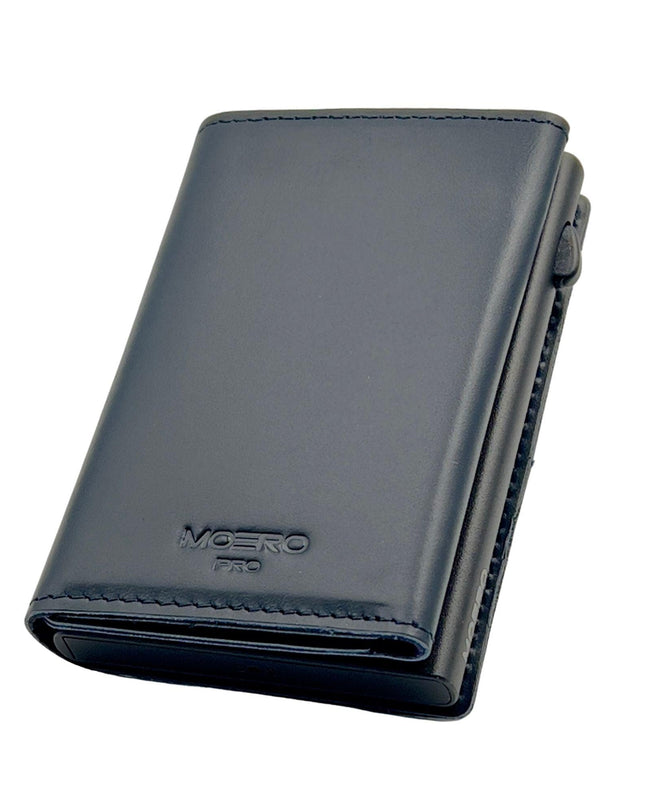 Moero Pro Prestige Blu Zip Portafoglio Slim - MARIO SPATARELLA