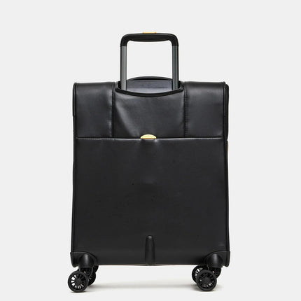 Mandarina Duck Trolley da Cabina Bagaglio a Mano 4 Ruote Nero OSV01 ECO COATED BLACK Mandarina Duck 