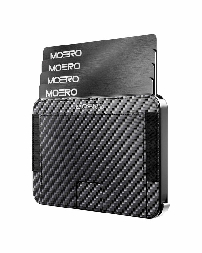Moero M2 Pro Carbon Black Portafoglio Slim M2 PRO CARBON BLACK CARD BLACK Moero 