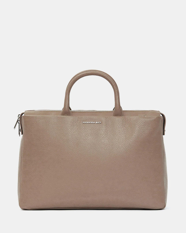 Borsa Lavoro Mandarina Duck  in Pelle Taupe Porta PC 15 Pollici MWT04 MELLOW URBAN TAUPE Mandarina Duck 