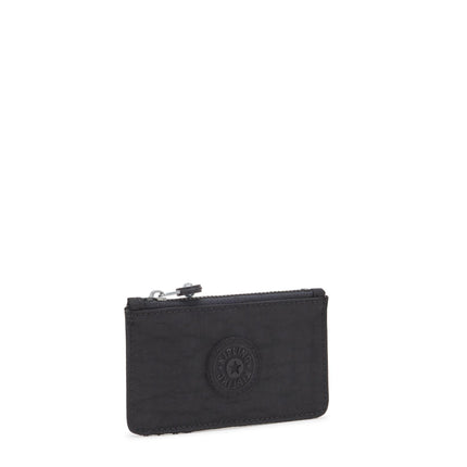Portacarte con Zip in Tessuto Nero CAMILO BLACK NOIR Kipling 