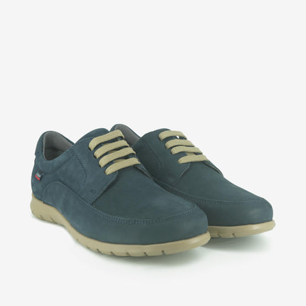 Stringata Bassa Uomo in Pelle Blu 81308 BLU Callaghan 