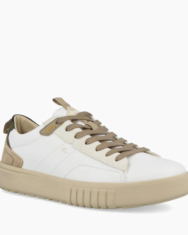 Jeep Sneakers Uomo Bassa Bianca ROCKS WHITE Jeep Footwear 