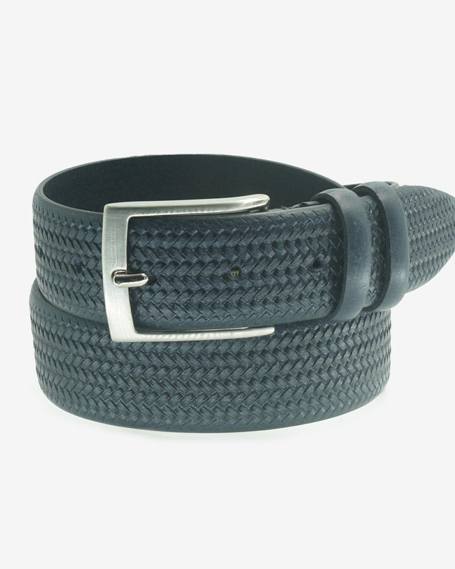 Cintura in Pelle Blu STAMPA BLU New Belt 