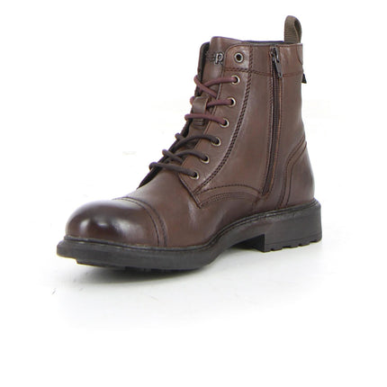Stivaletti Uomo Alti Lacci Marrone MAYWOOD DARK BROWN 030 Jeep Footwear 