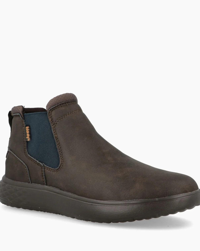 Jeep Stivaletti Chelsea Uomo Marrone KOBI CHELSEA DARK BROWN Jeep Footwear 