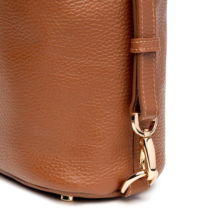 NeroGiardini Borsa Zaino Trasformabile in Pelle Cuoio - MARIO SPATARELLA