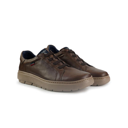 Callaghan Sneakers Slip On Uomo in Pelle Marrone - MARIO SPATARELLA