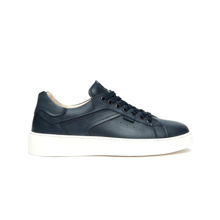 NeroGiardini Sneakers Bassa Uomo in Pelle Blu E601150U INCANTO 207 Nero Giardini 