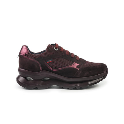 Callaghan Sneakers Donna Ammortizzata in Pelle Bordo 61501 ATHLETIC PRUGNA Callaghan 