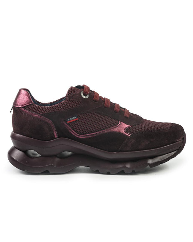 Callaghan Sneakers Donna Ammortizzata in Pelle Bordo 61501 ATHLETIC PRUGNA Callaghan 