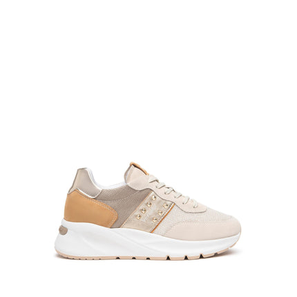 Nero Giardini Sneakers Donna in Pelle Yogurt E512863D YOGURT 714 Nero Giardini 