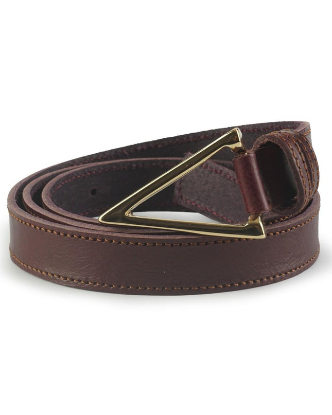 Cintura Donna in Pelle Rovere 88220/20 INGLESE Spatarella 