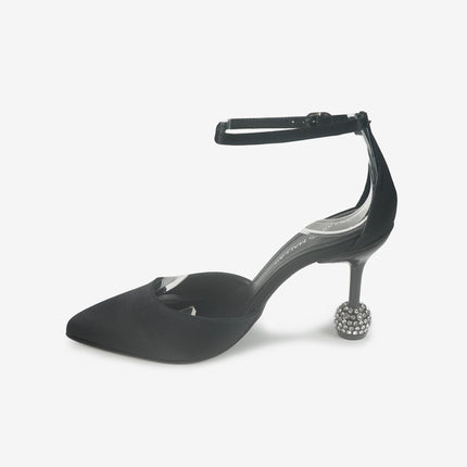 Decolletè Cinturino Punta Plateau Nero 500 ELEGANT BLACK Tsakiris Mallas 