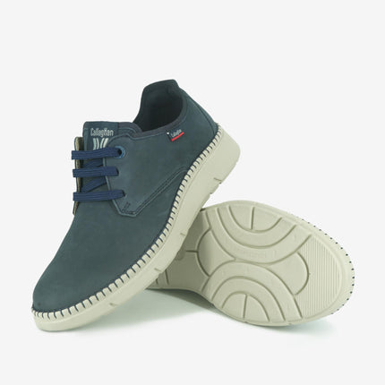 Stringata Uomo in Pelle Blu 53500 BLU Callaghan 
