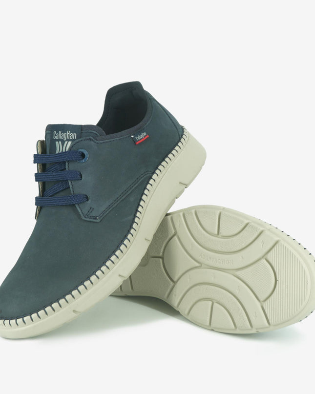 Stringata Uomo in Pelle Blu 53500 BLU Callaghan 