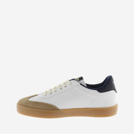 Victoria Sneakers Donna Bassa Pelle Bianco Multi - MARIO SPATARELLA