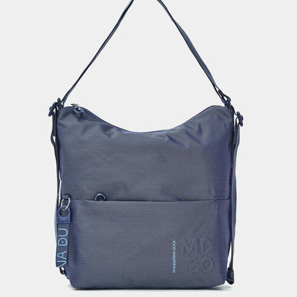 Mandarina Duck Borsa Convertibile Zaino in Tessuto Deep Blu QMT38 MD20 DEEP BLUE Mandarina Duck 