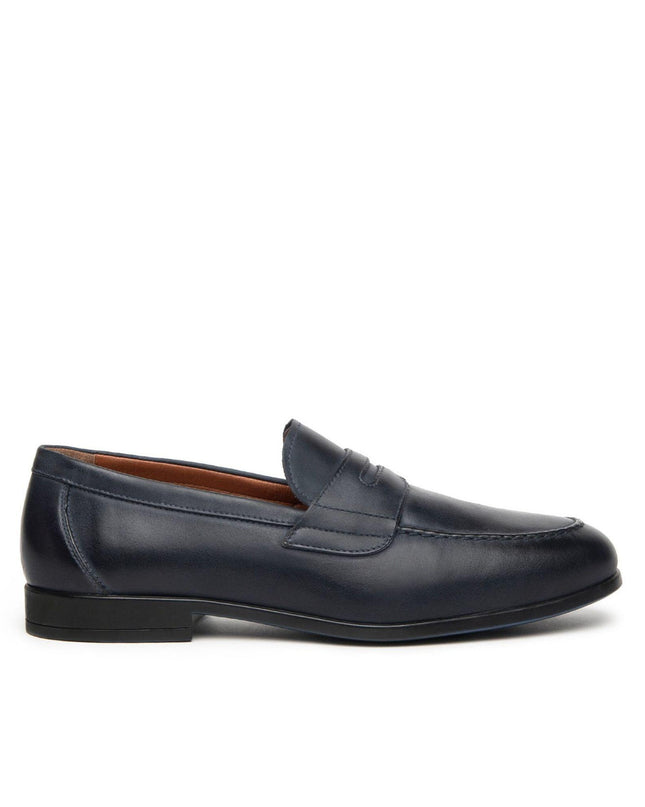 Nero Giardini Mocassini Uomo in Pelle Blu E400162U BLU 200 Nero Giardini 