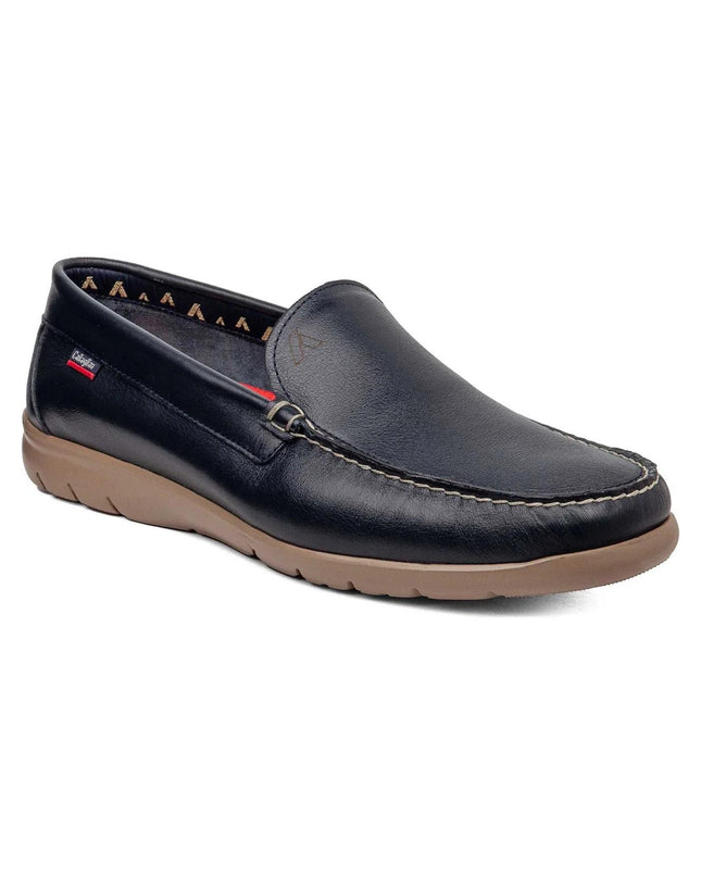 Callaghan Mocassini Uomo in Pelle Blu 18001 TENGER AZUL Callaghan 