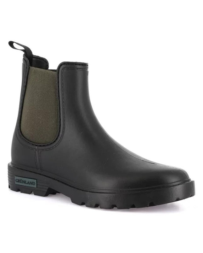 Stivaletti Galosce Grunland Donna Pioggia Gomma Nero Kaki SP2375 BOTA KAKI Grunland 