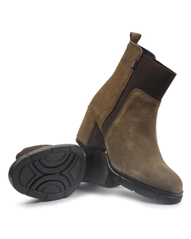 Callaghan Stivaletti Chelsea Donna con Tacco in Camoscio Tartufo 31019 PANDORA TRUFA Callaghan 