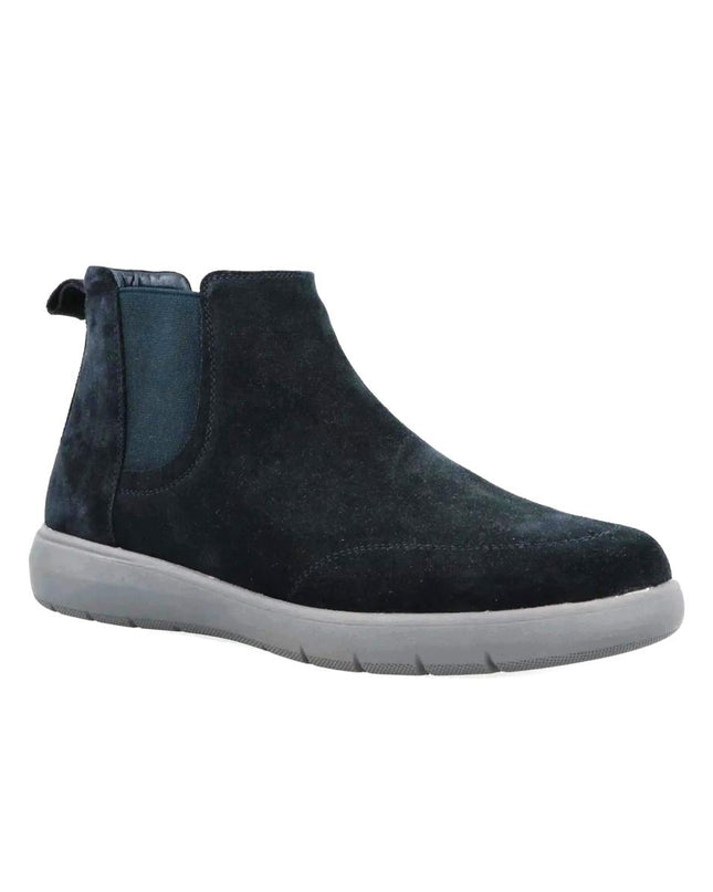 Impronte Stivaletti Chelsea Uomo in Camoscio Blu STUCKY CHELSEA NAVY Impronte 