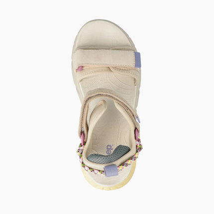 Jeep Sandali Trekking Outdoor Donna in Tessuto Beige - MARIO SPATARELLA