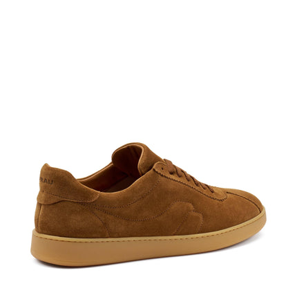 Frau Sneakers Uomo Bassa in Camoscio Cuoio 24D2 TOFFEE Frau 