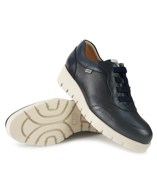 Callaghan Sneakers Donna con Zeppa in Pelle Blu 58513 BARI BLU Callaghan 