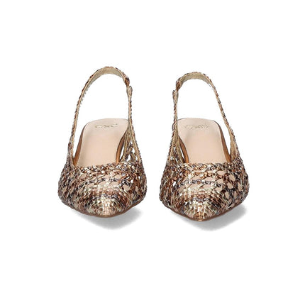 Exe Chanel Sling Back Donna Intrecciato Laminato Multicolor SELENA 851 METAL Exe 
