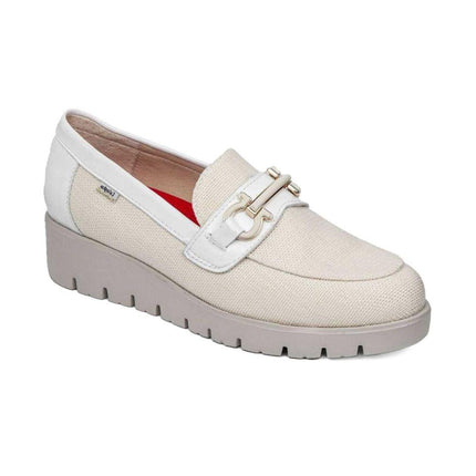 Mocassini Donna Vernice Avorio 58500 BARI MARFIL Callaghan 